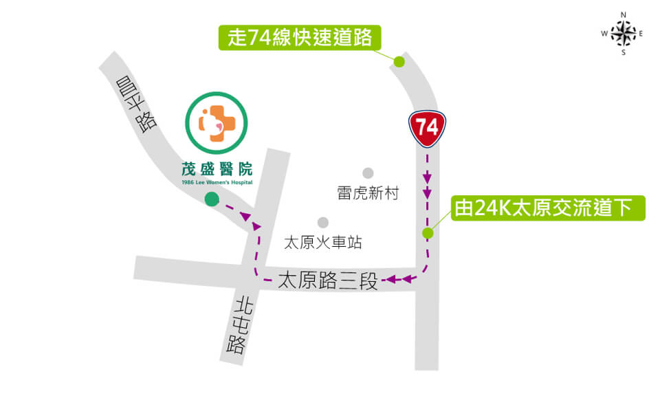 74 快速道路圖