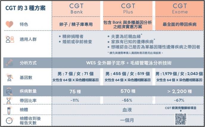 CGT的3種方案