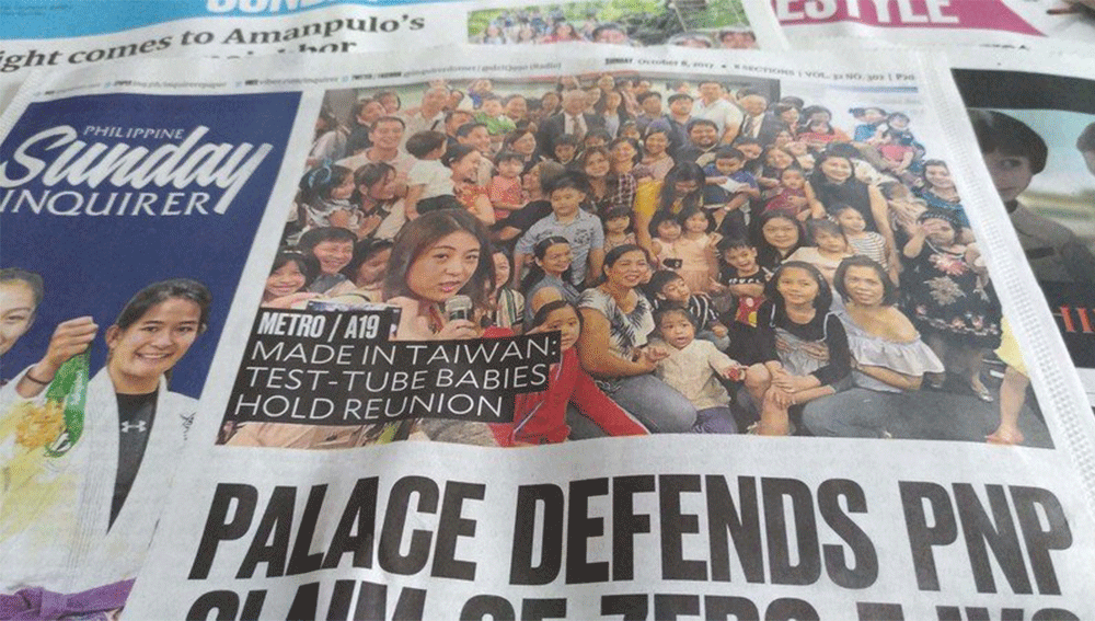 試管嬰兒大團圓 菲媒讚歎台灣醫學技